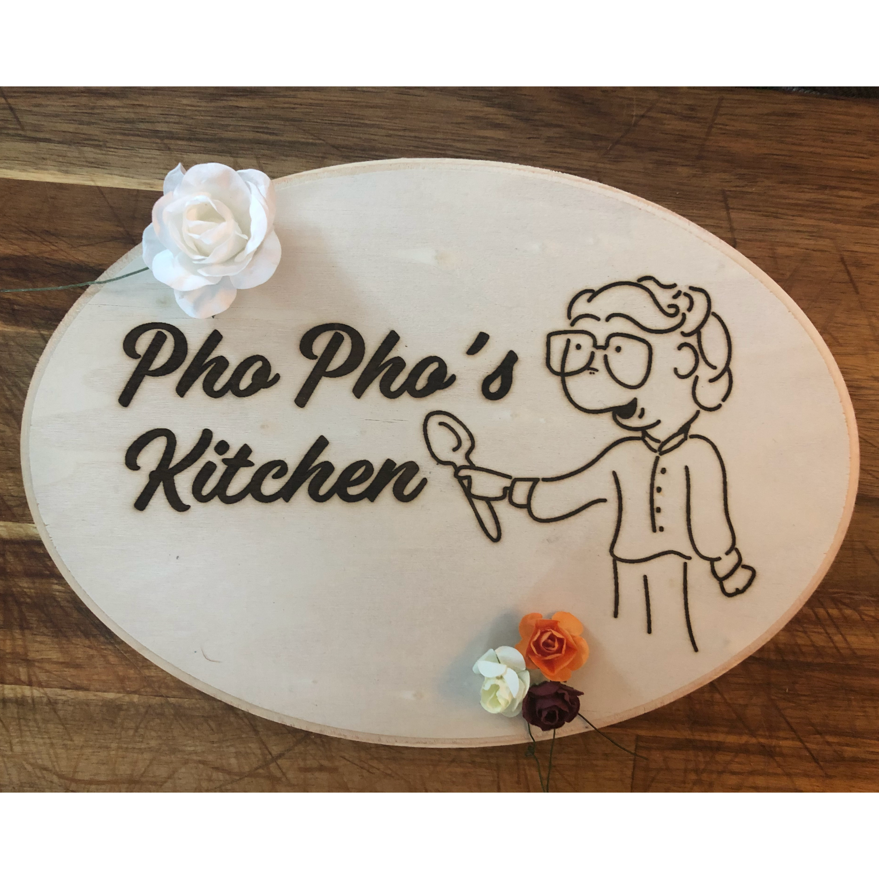 King or Queen of the Kitchen Sign