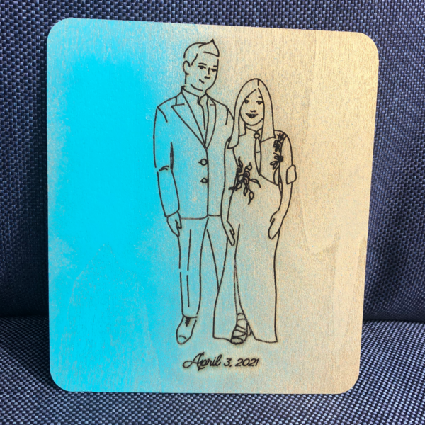 Birth Affirmation Cards - Wood 4" x 5" - Image 2