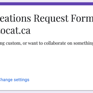 Product Request Form